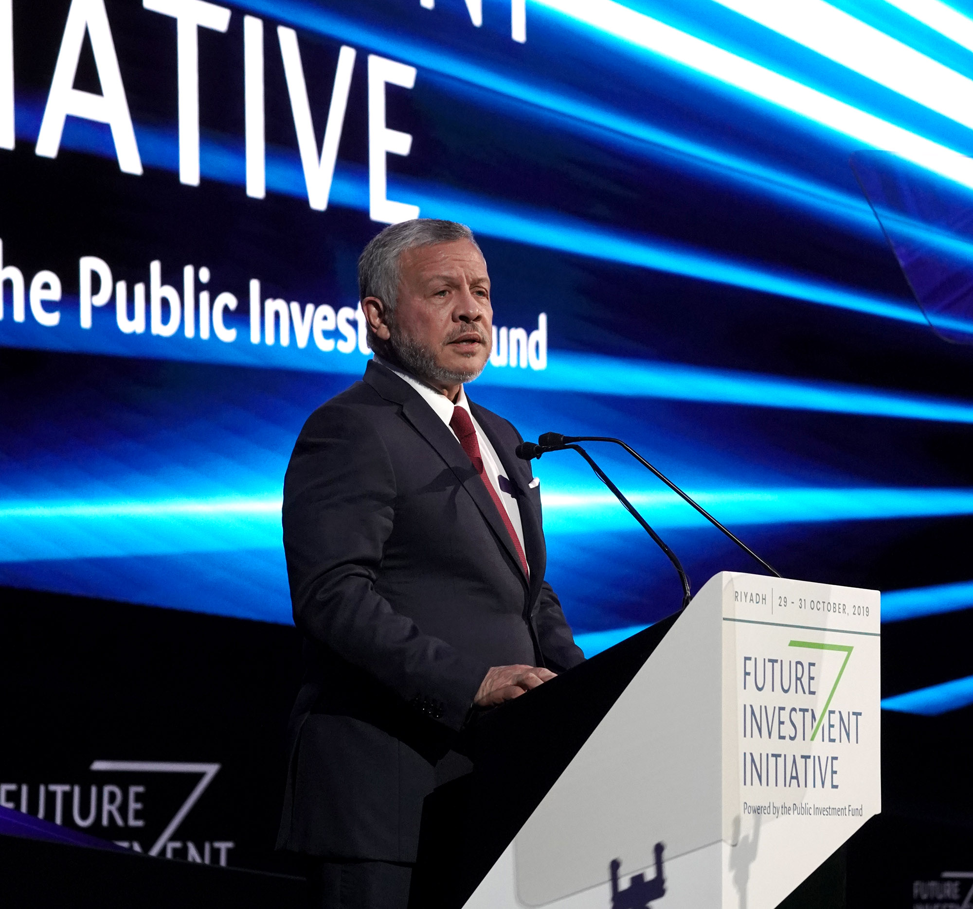 الملك يشارك في أعمال منتدى "مبادرة مستقبل الاستثمار 2019"