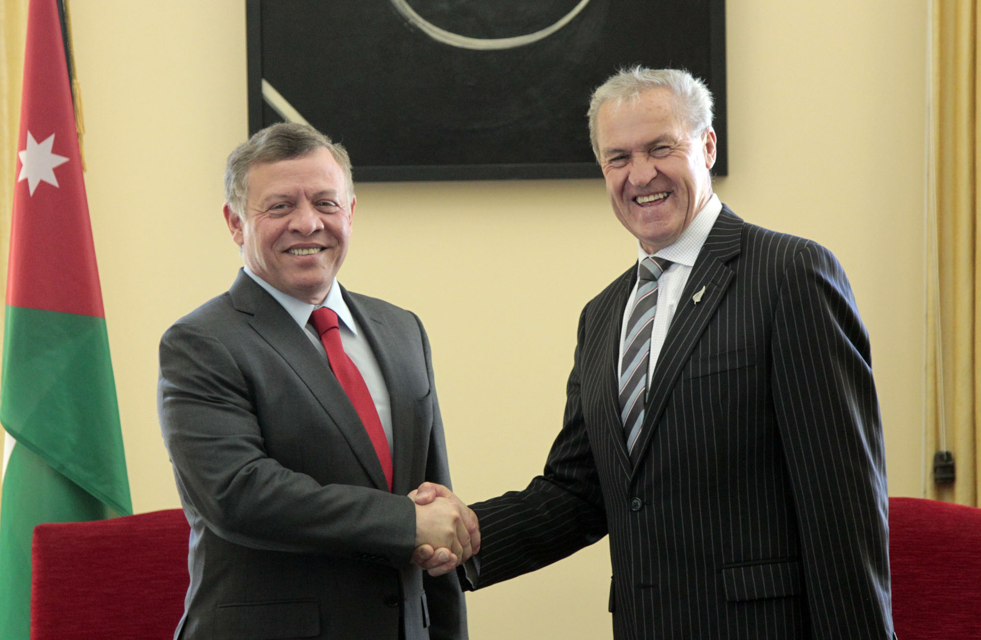 King holds talks with New Zealand parliamentary leaders