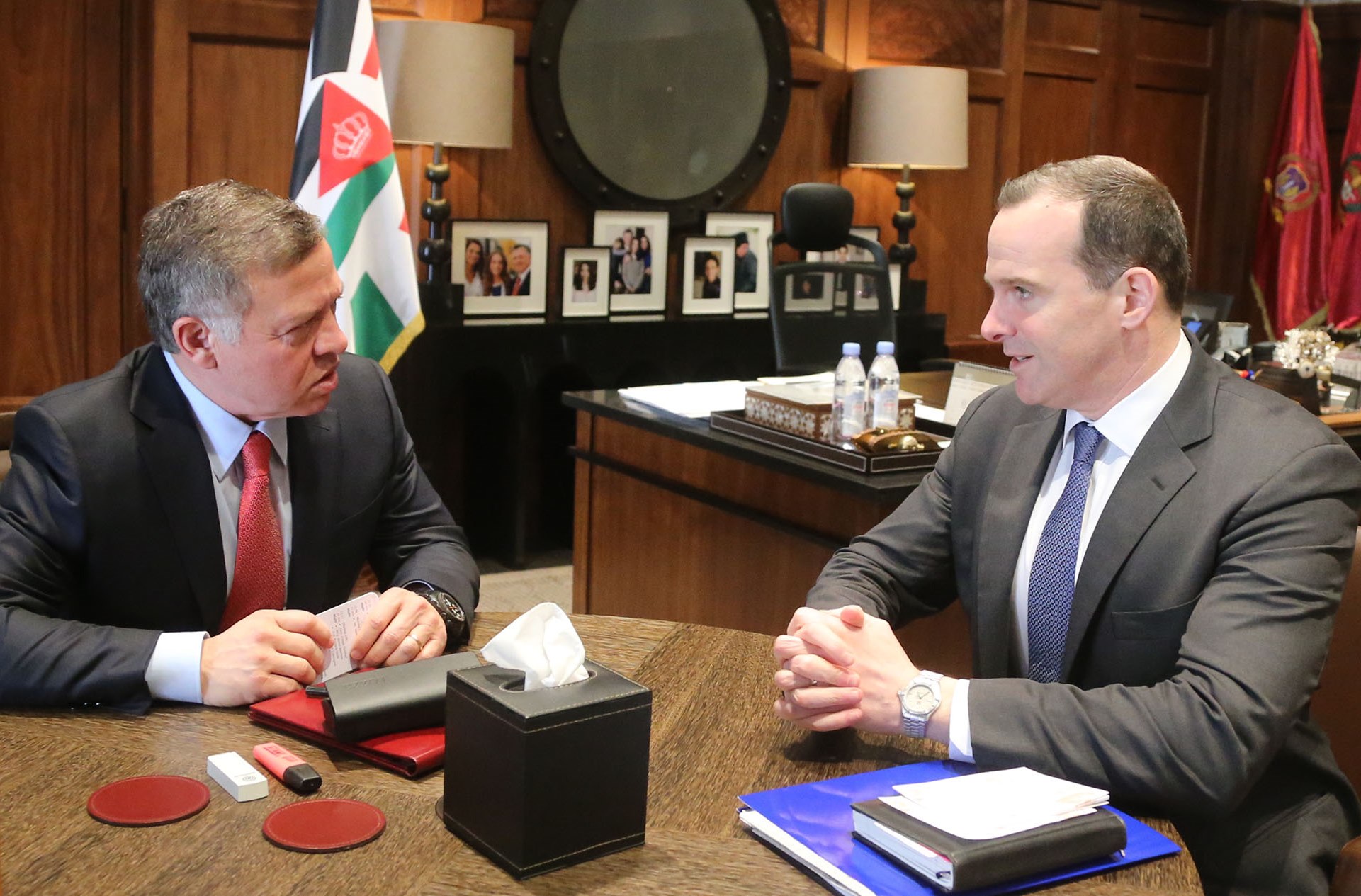 King meets US special presidential envoy