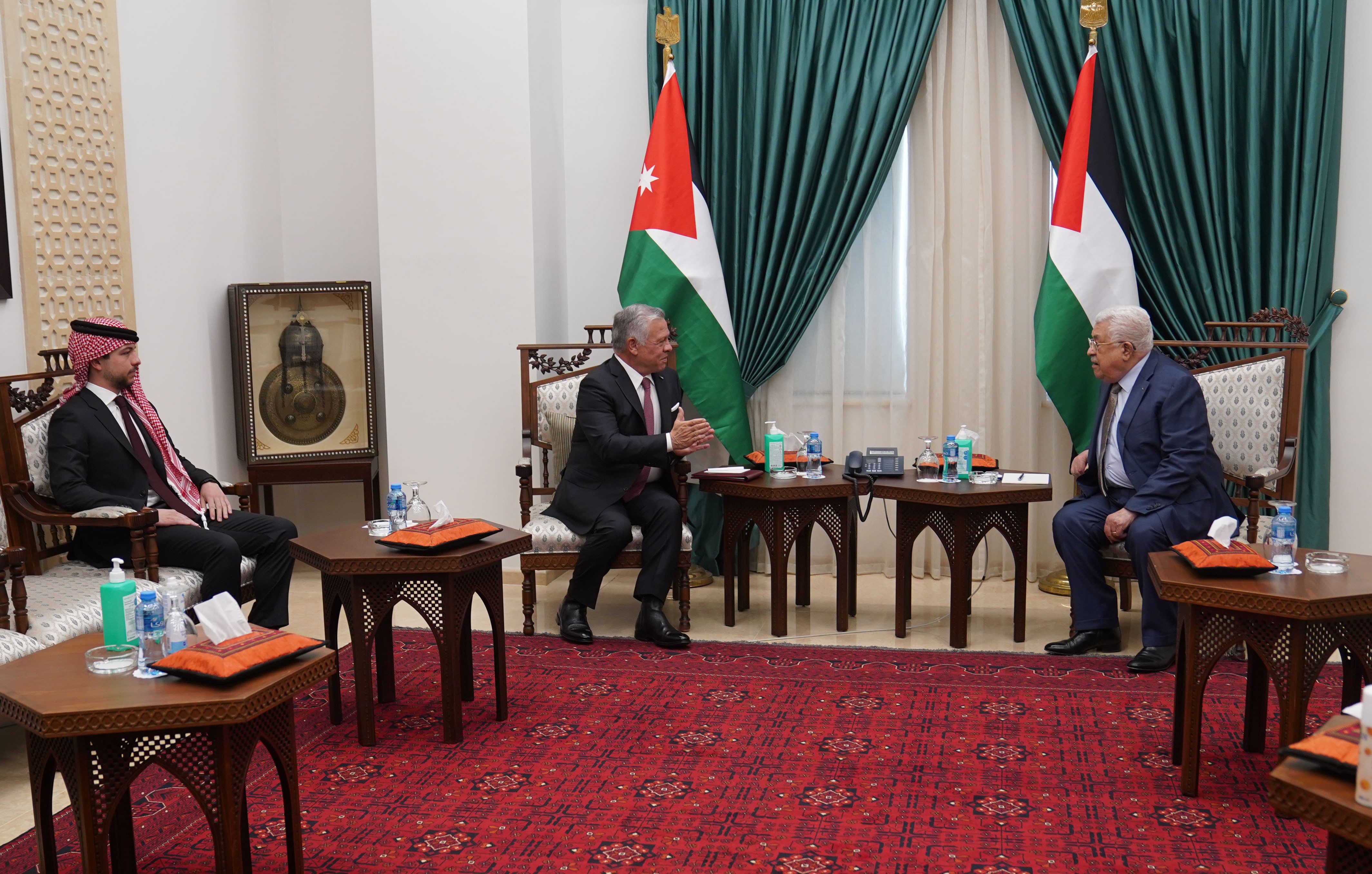الملك من رام ﷲ: نحن والفلسطينيون الأقرب إلى بعض وفي نفس الخندق