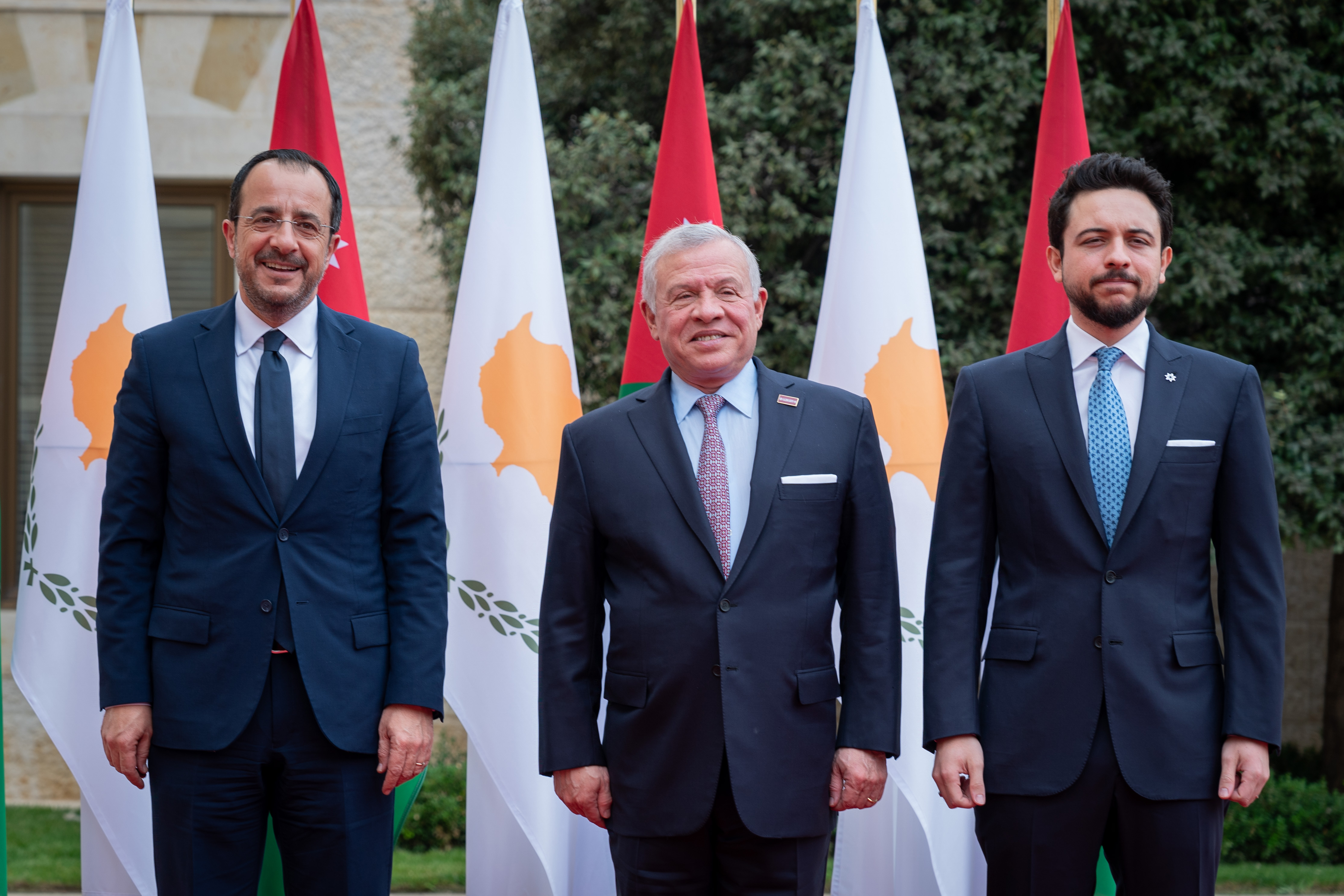 الملك يستقبل الرئيس القبرصي ويؤكد أهمية الوقف الفوري لإطلاق النار في غزة