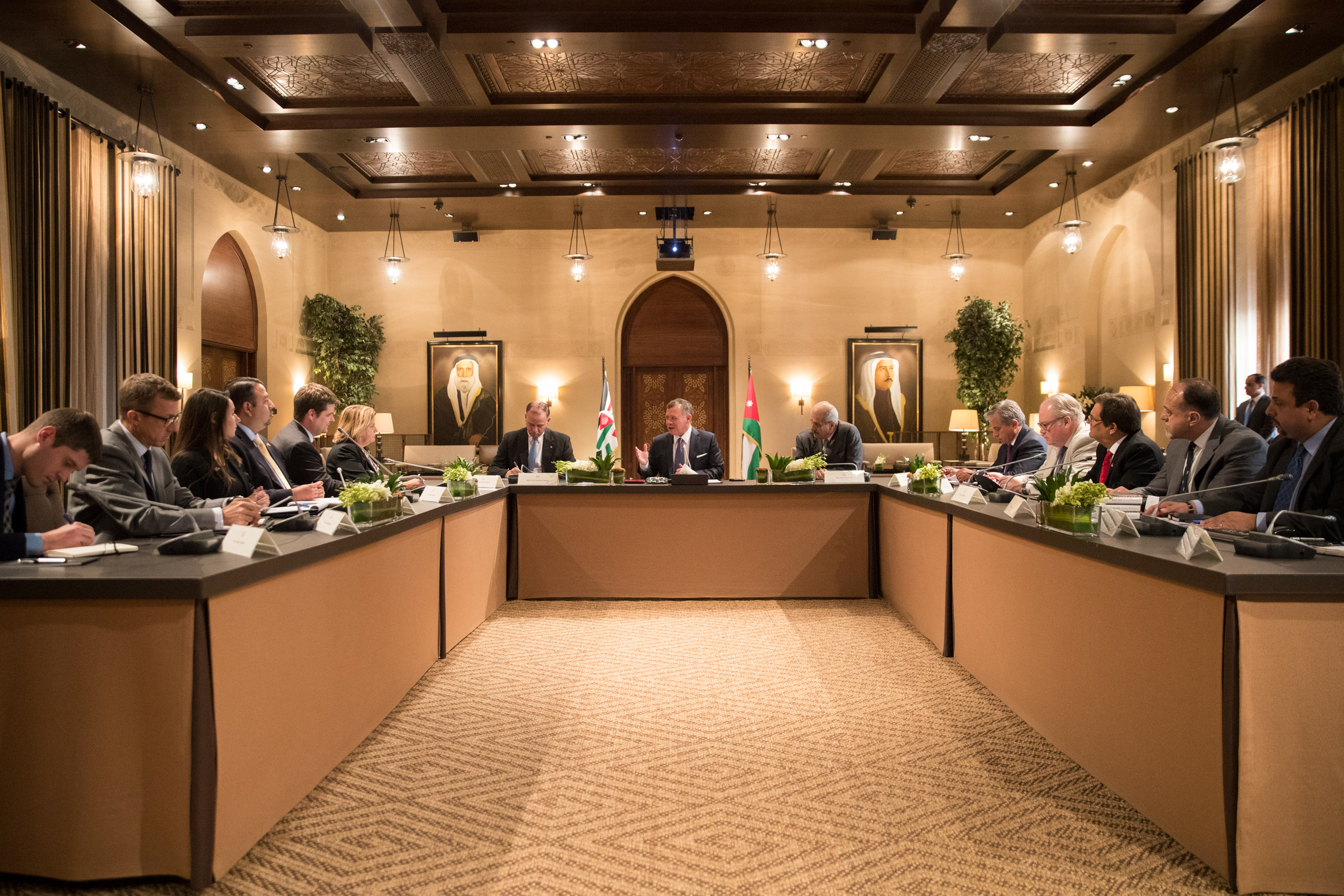 King receives delegation from US House&rsquo;s Foreign Affairs Committee