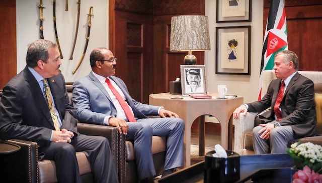 King receives Antigua and Barbuda PM