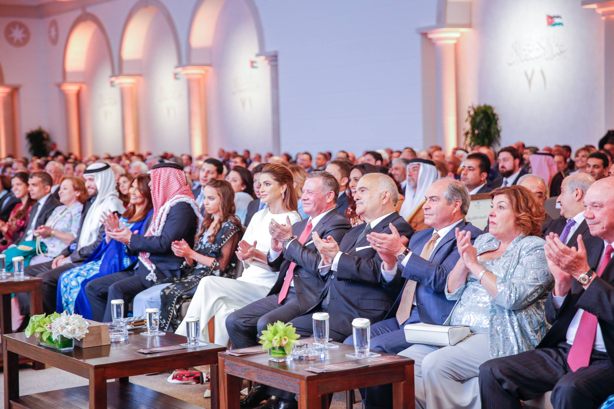King attends ceremony marking Jordan&rsquo;s 71st Independence Day