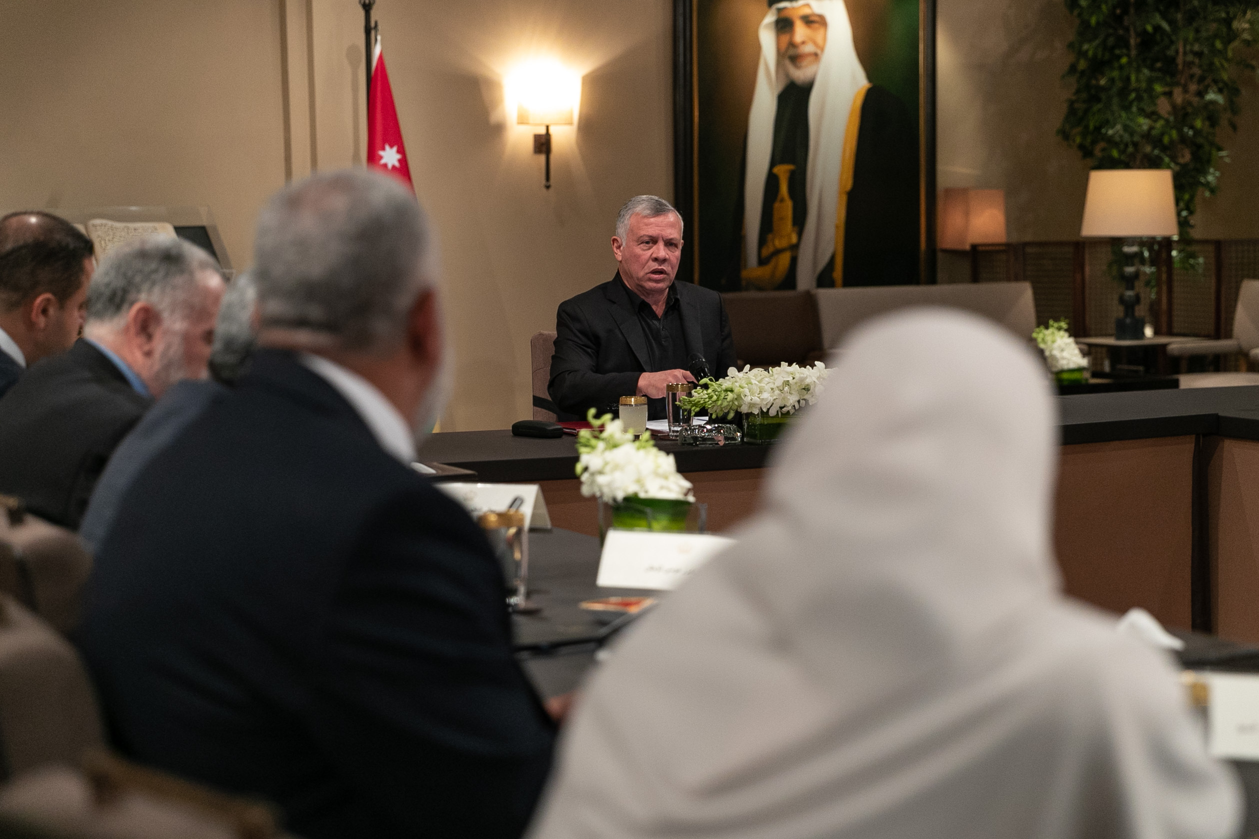 الملك خلال لقائه رئيس وأعضاء كتلة الإصلاح النيابية يؤكد أهمية الحوار والتشاركية بين المؤسسات للخروج بأفكار جديدة وإيجاد حلول غير تقليدية للنهوض بالوطن