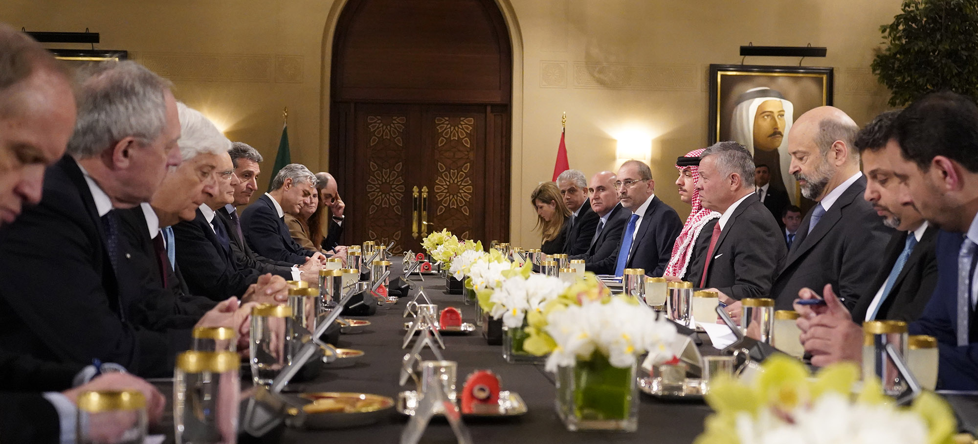 الملك والرئيس الإيطالي يبحثان فرص توسيع التعاون بين البلدين