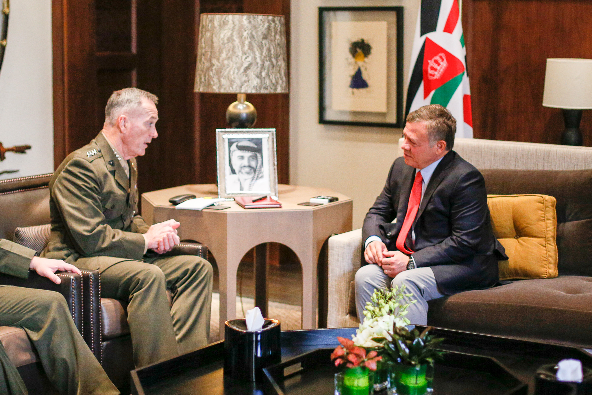 King meets US chairman of the joint chiefs-of-staff
