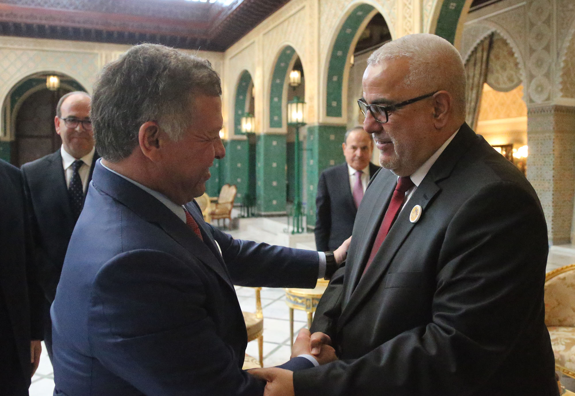 King meets Moroccan premier, parliament leaders