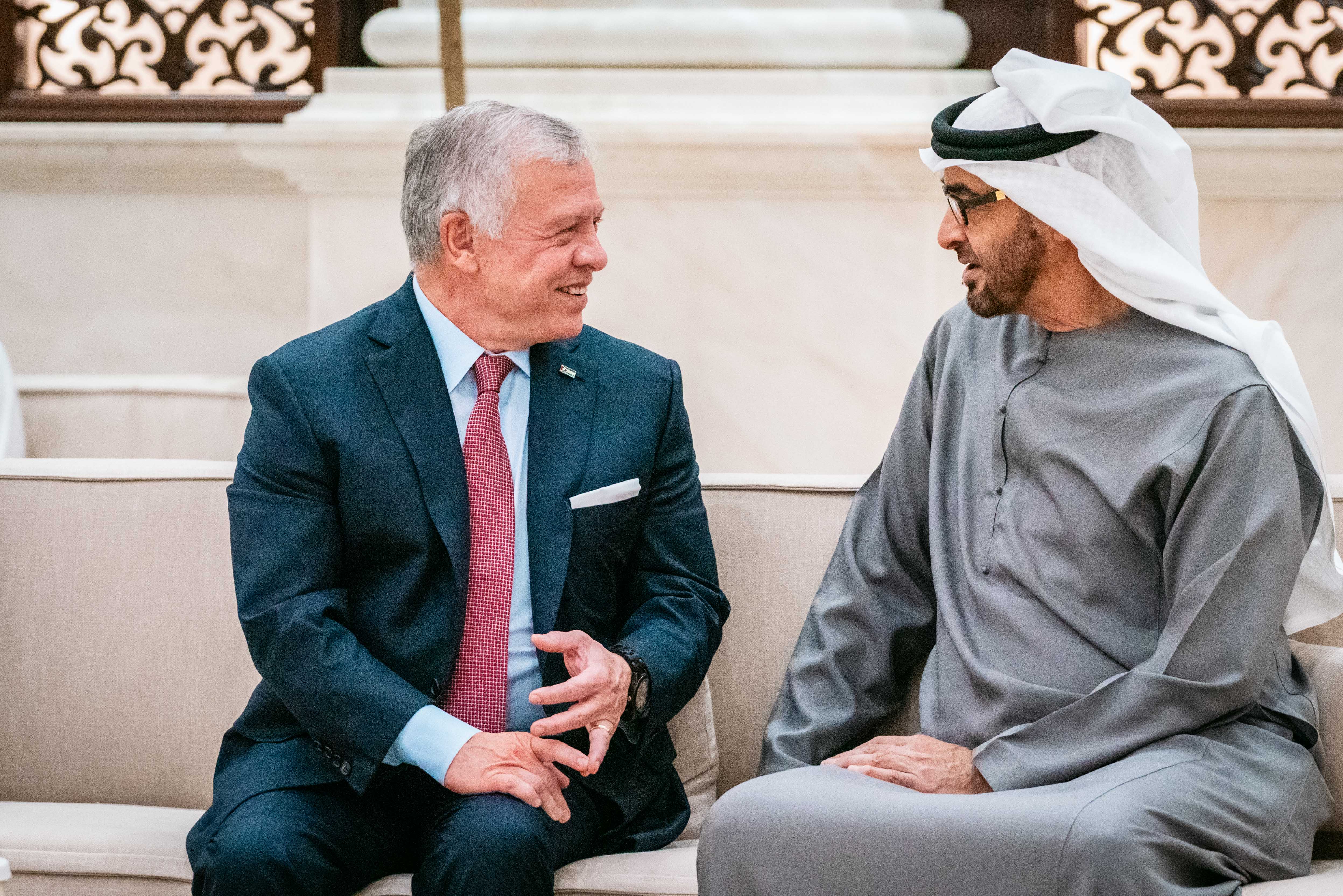 King meets UAE president