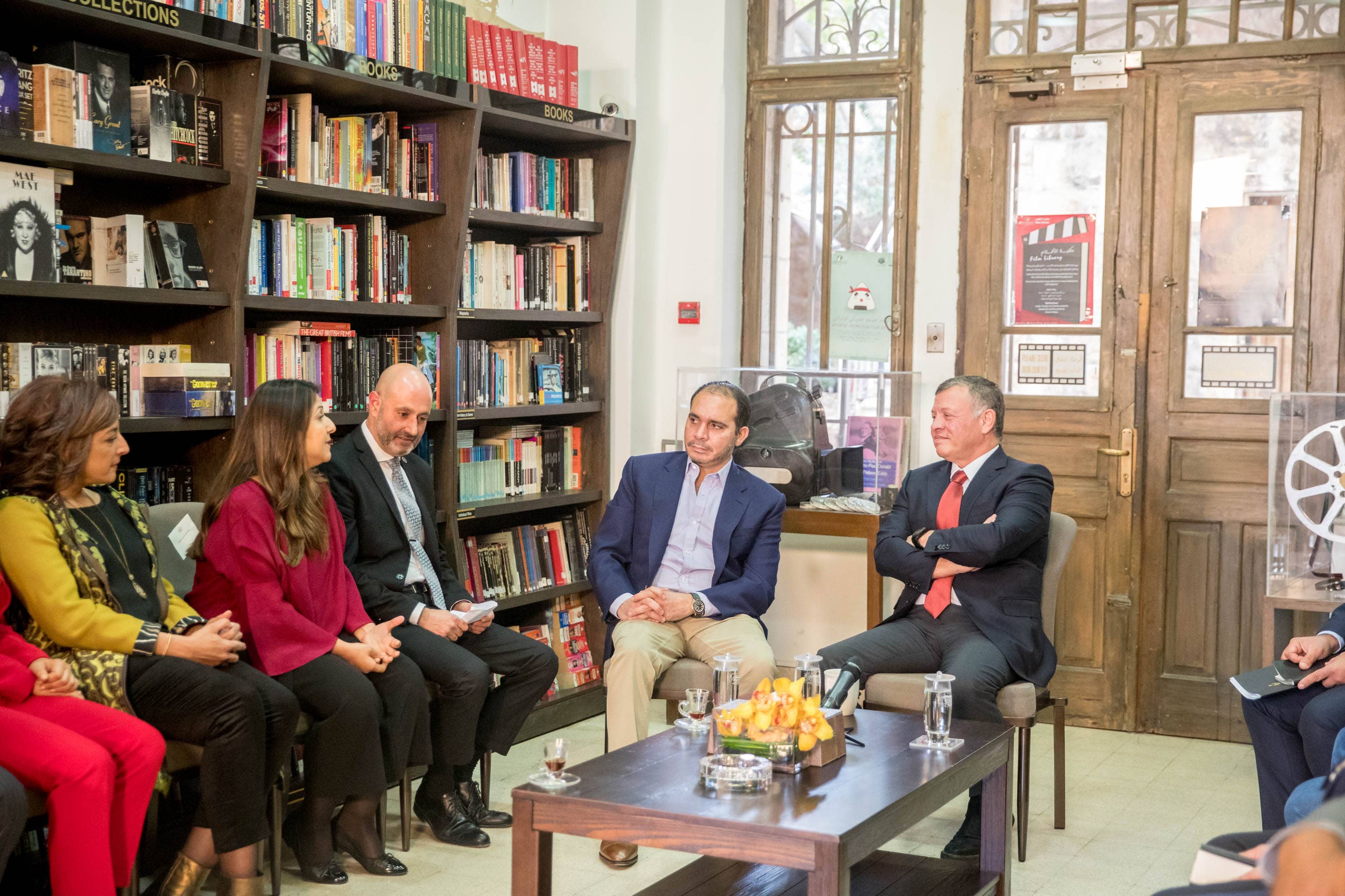 King visits Royal Film Commission - Jordan