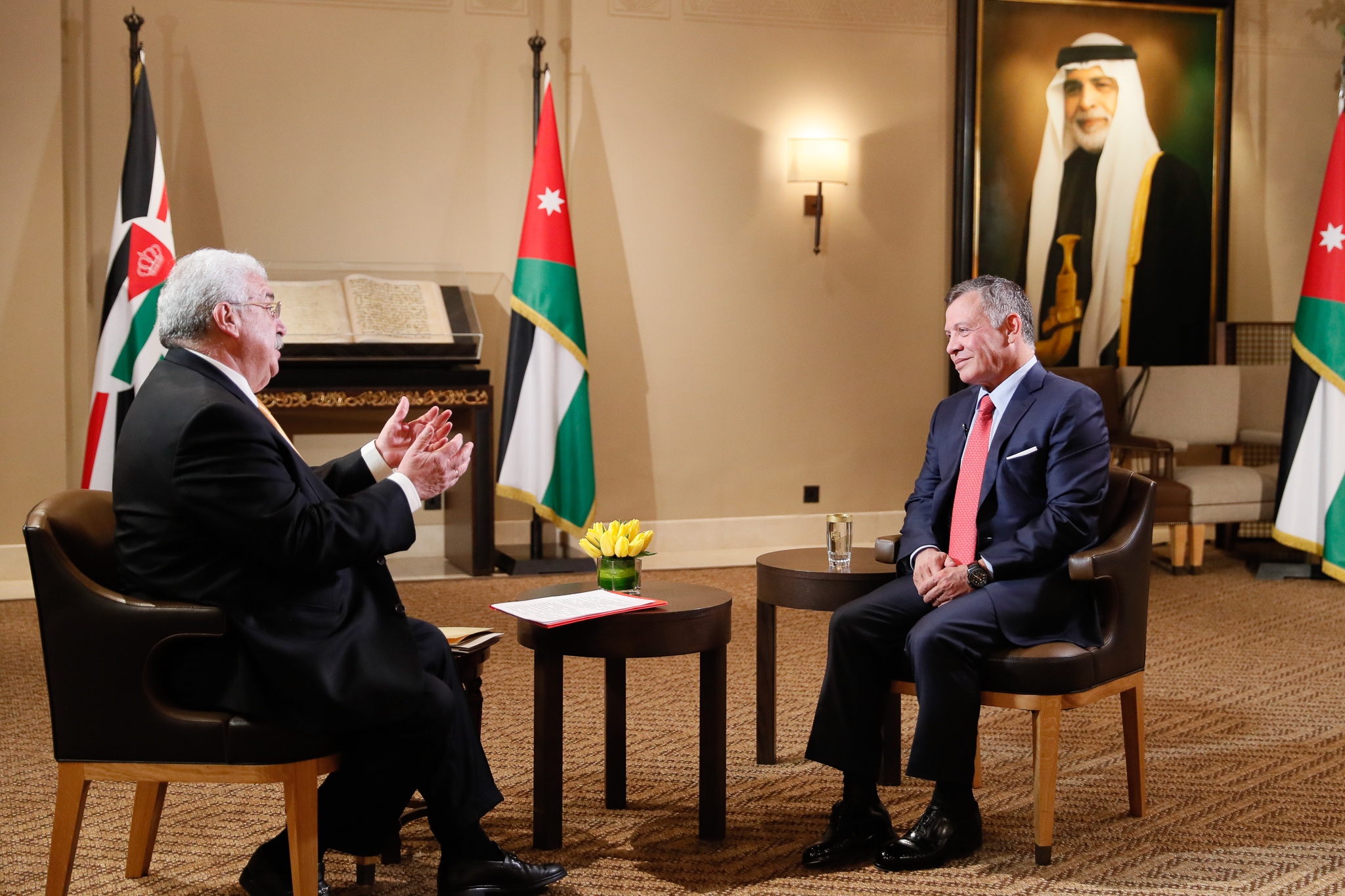 الملك في مقابلة مع وكالة أنباء تاس وتلفزيون "روسيا 24": أول ما أفكر به عندما أستيقظ من النوم كل صباح هو كيف أجعل هذا اليوم أفضل لشعبي