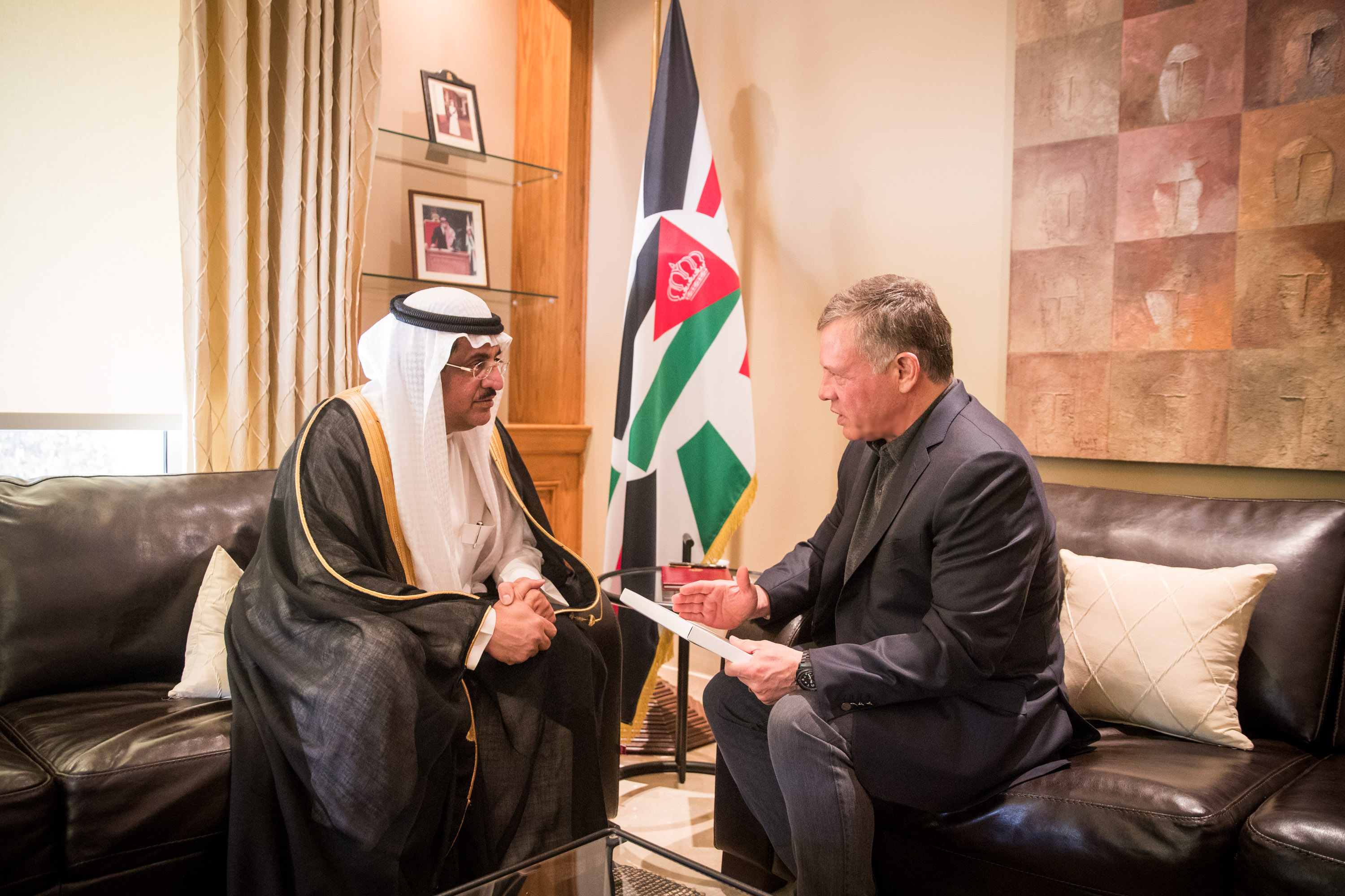 King receives letter from Saudi monarch