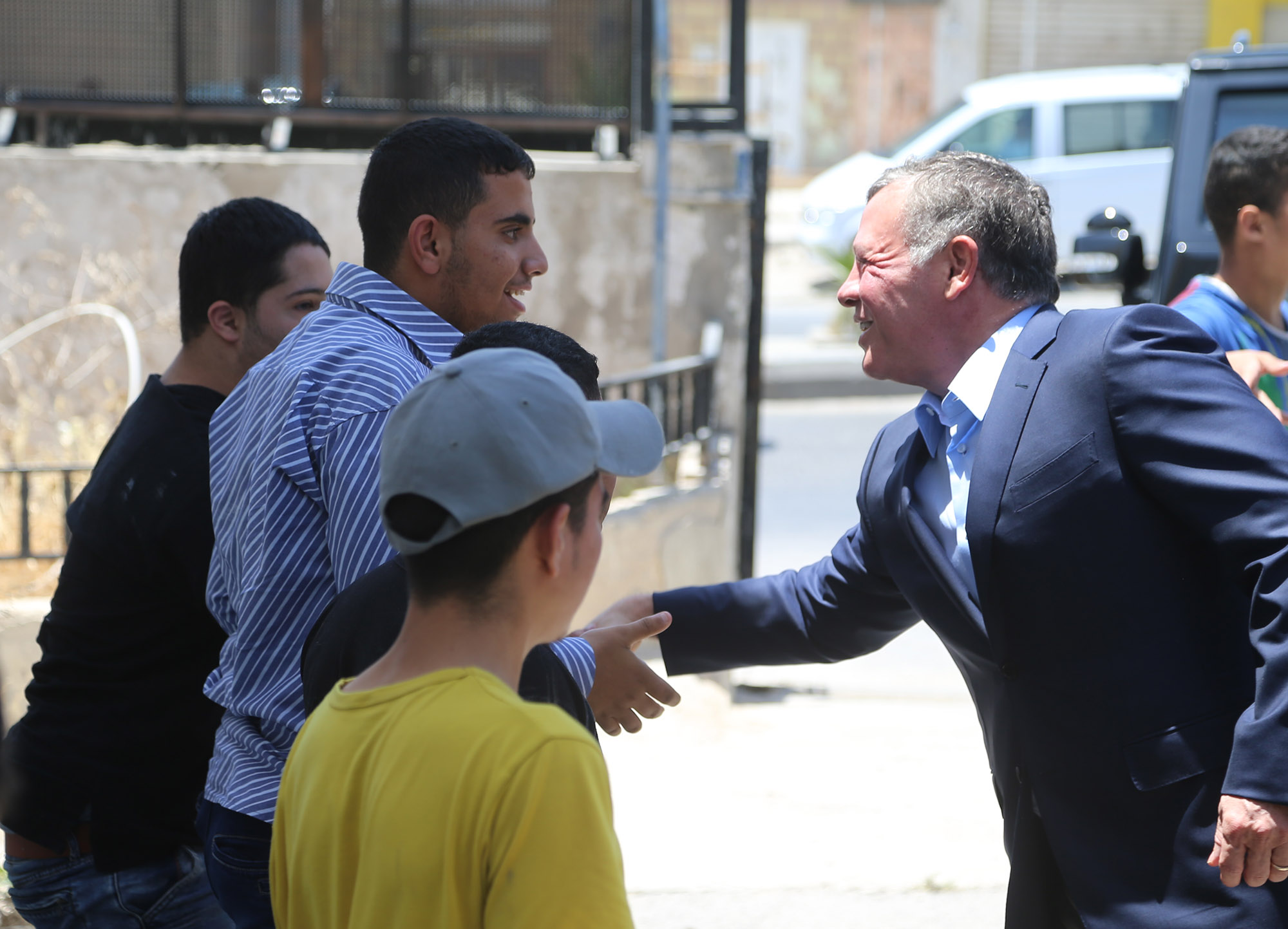 King pays surprise visit to vocational training centre for persons with disabilities