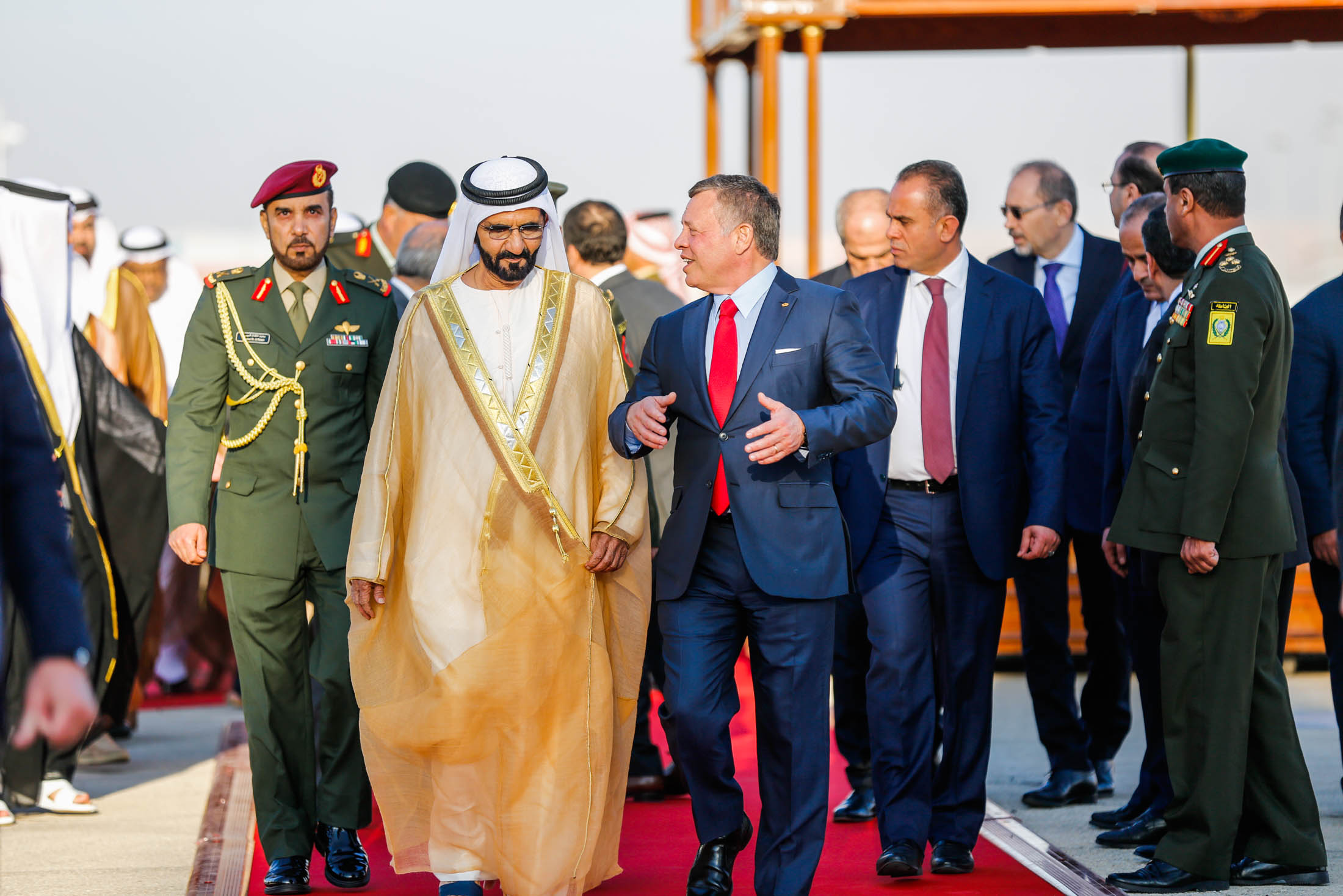 King receives Arab leaders ahead of Summit