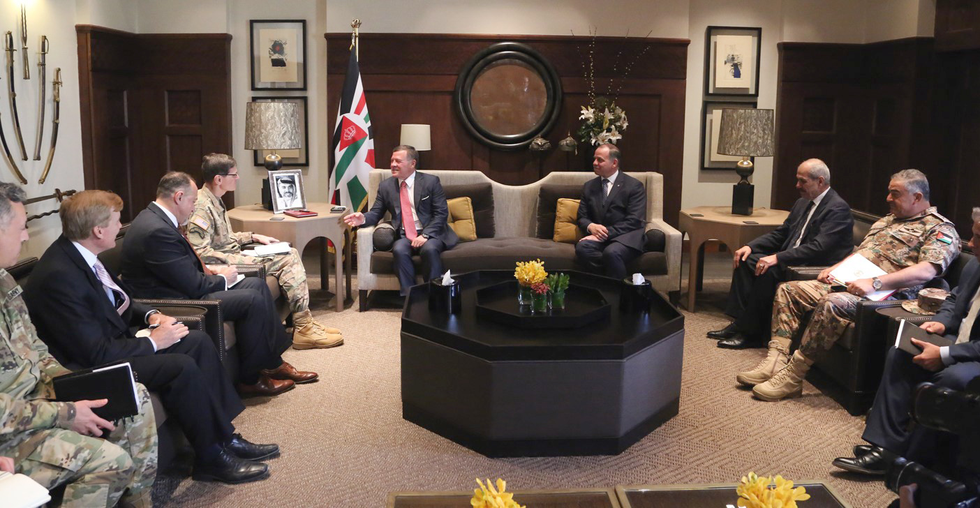 King meets commander of US Central Command