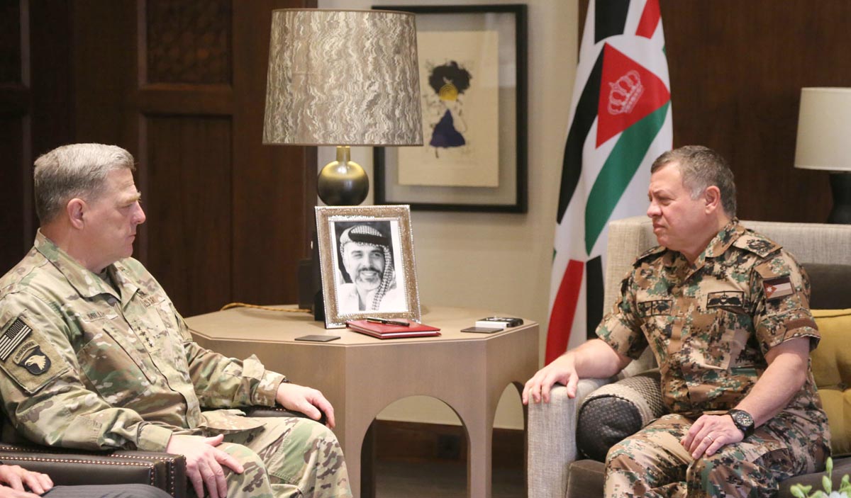 King meets US Army chief