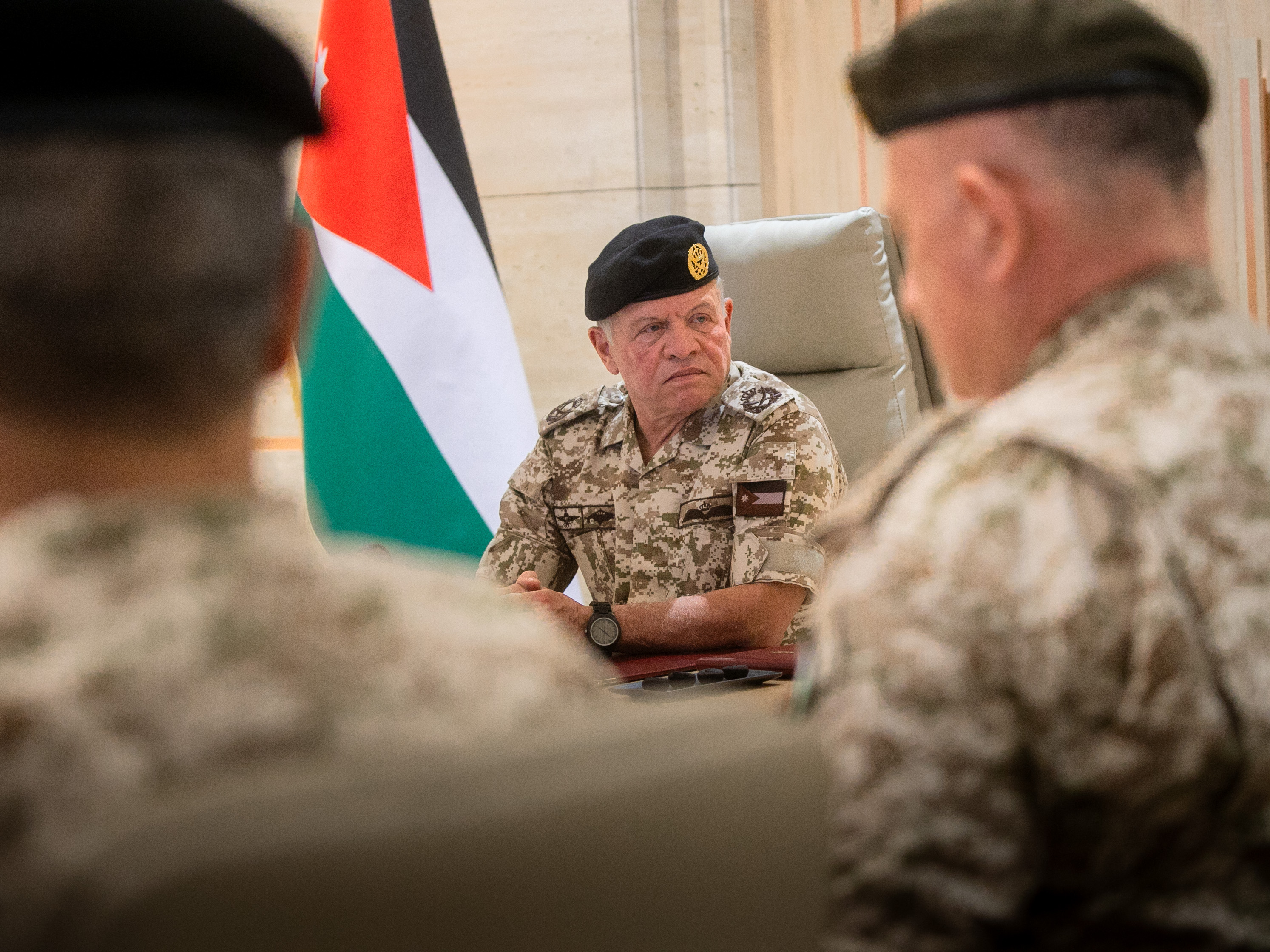 King visits JAF General Command